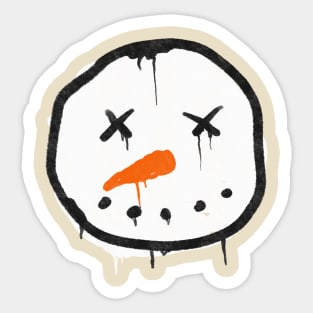 Tag The Snowman Sticker